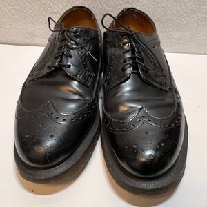 Dr. Martens 3989 Brogue Wingtip Leather Oxford Dress Shoes Men's US 9 UK 8‎